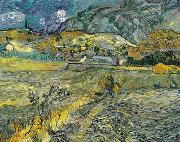 Landscape at Saint-Remy, Vincent Van Gogh